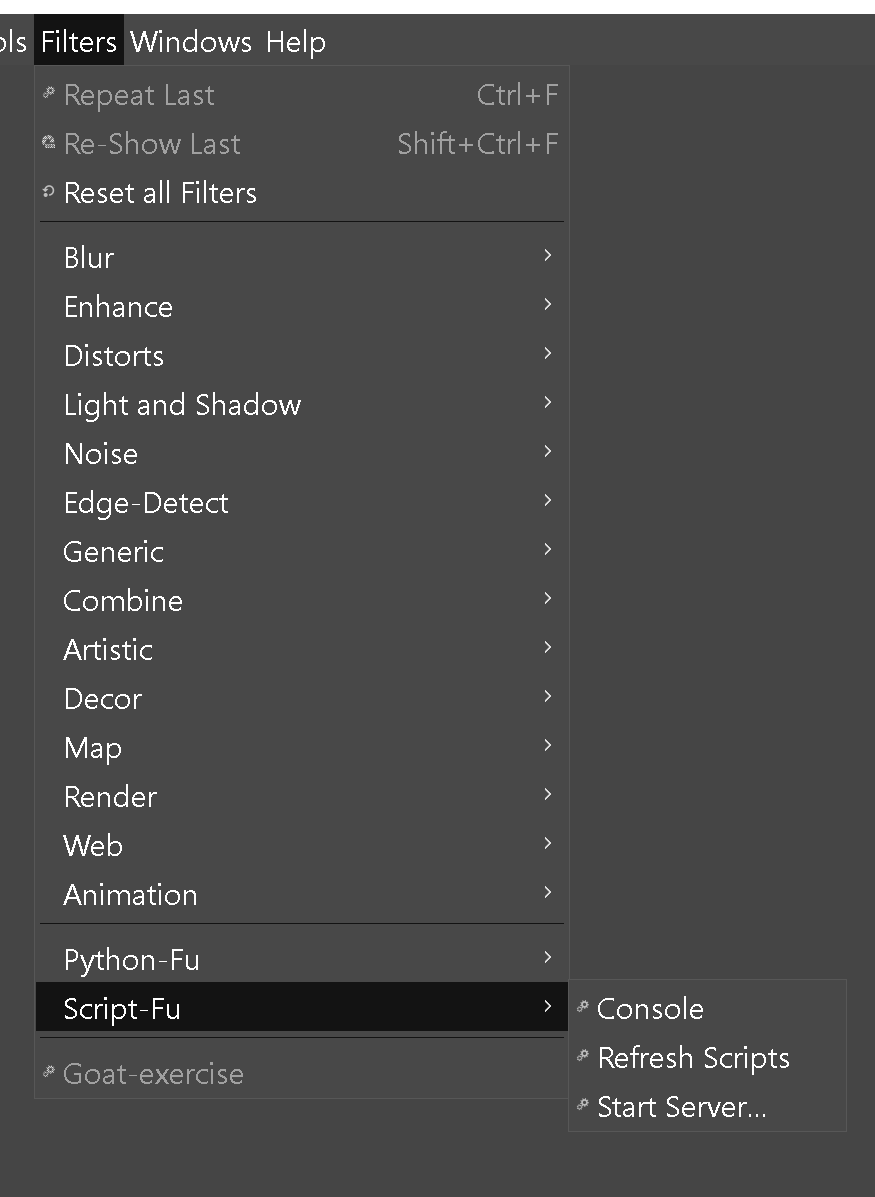 Scm Files In Scripts Folder But Script Fu Menu Is Empty